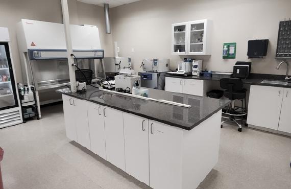 Interior photo of a laboratory